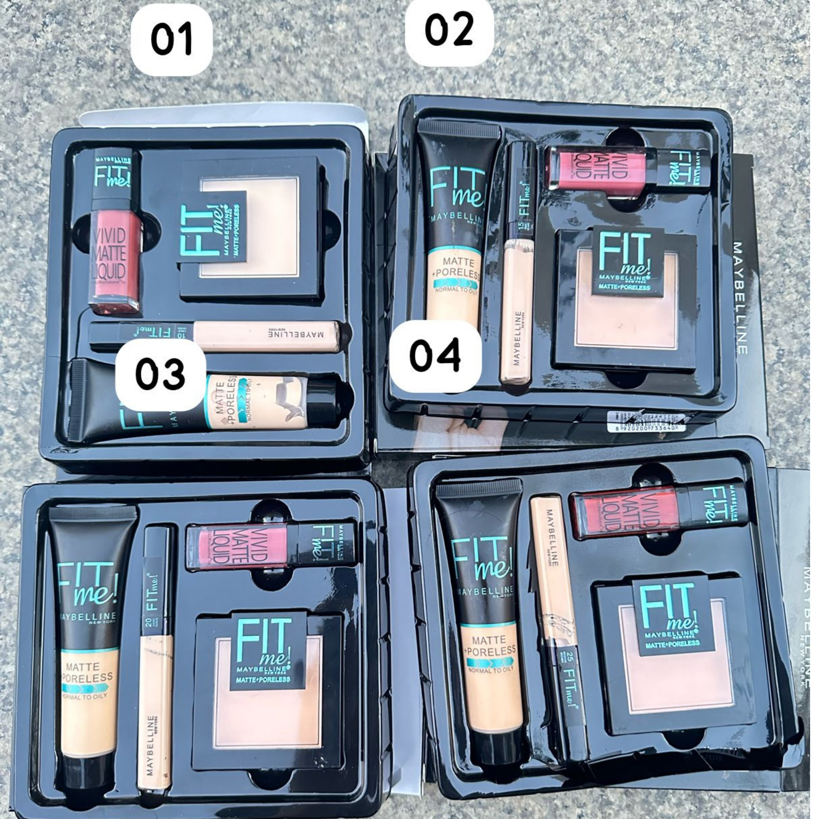 Fit Me Set Of 4 makeup