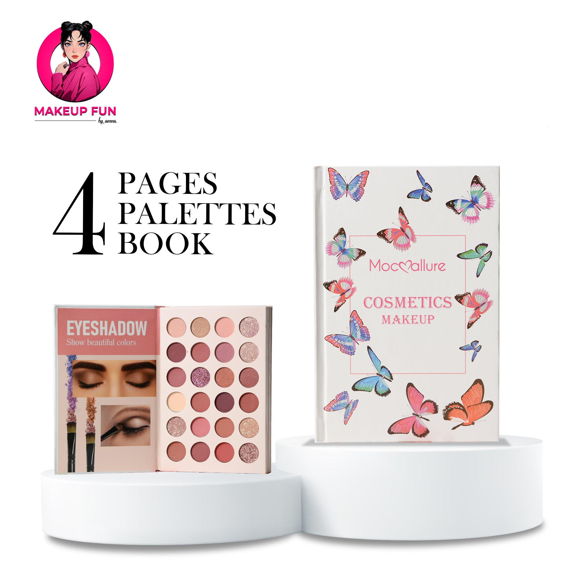 Mocallure Makeup Book Palette - 4 in 1