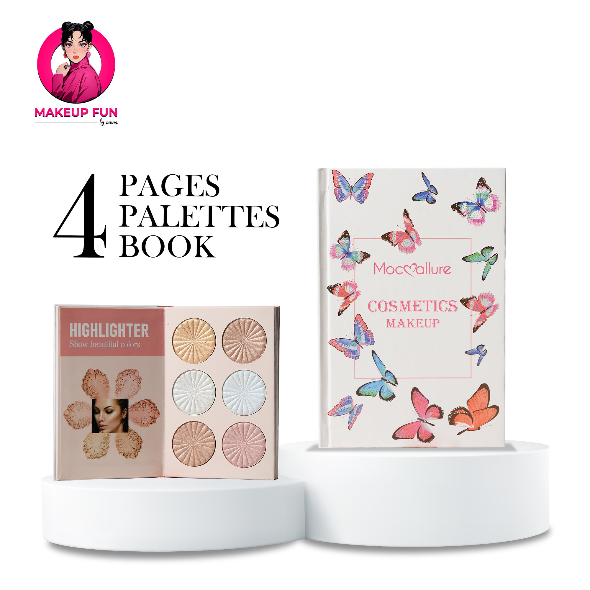 Mocallure Makeup Book Palette - 4 in 1