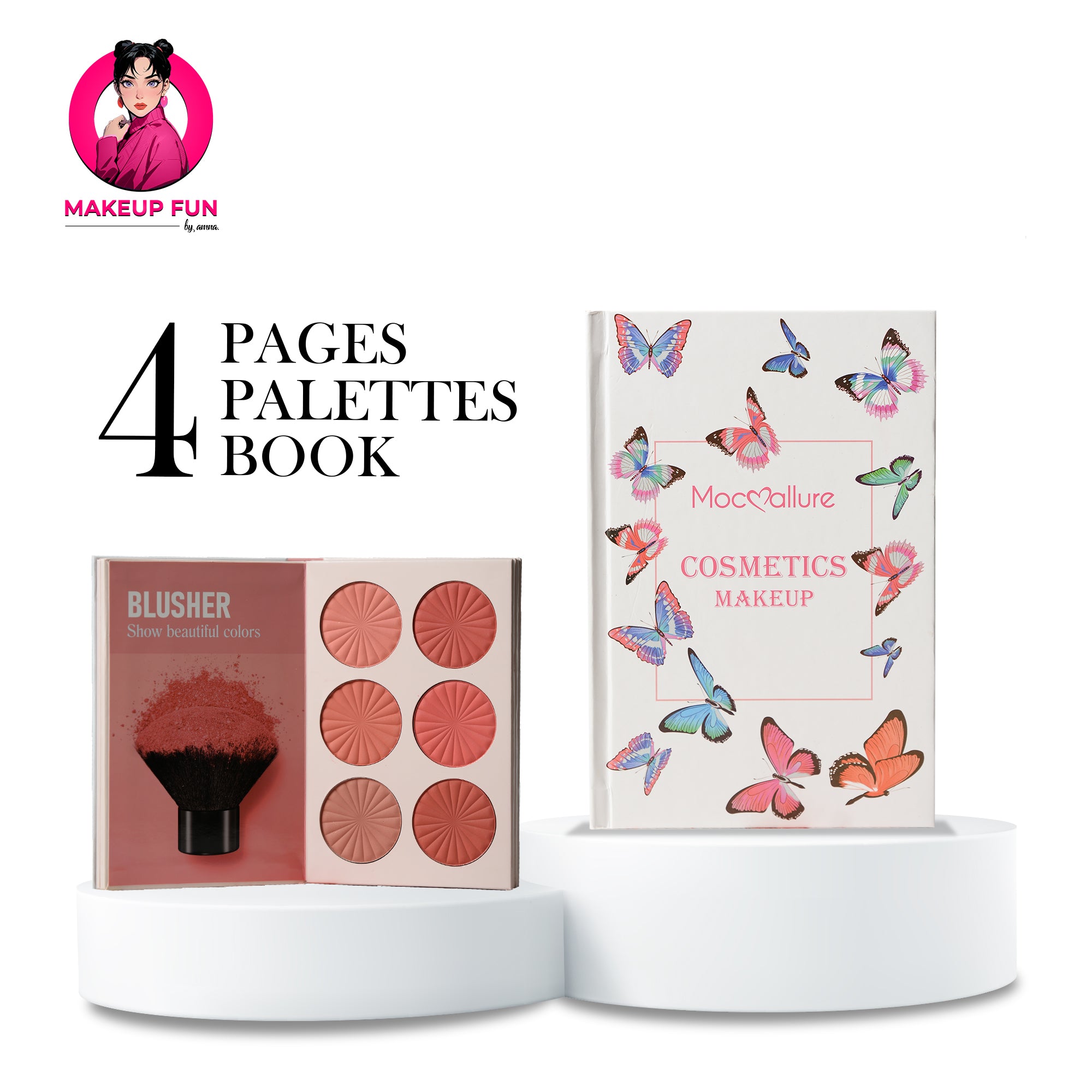 Mocallure Makeup Book Palette - 4 in 1